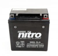 Nitro NB9L SLA GEL AGM Batterie 12V 9AH - Einbaufertig (YB9L-A2 12N9-3A-1)