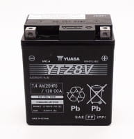 Yuasa YTZ8V AGM Batterie 12V 7,4AH - Einbaufertig (FTZ8V BTZ8V)