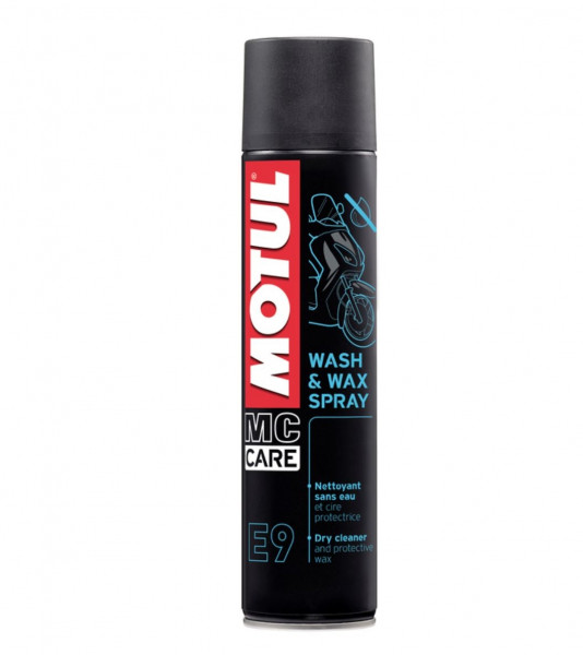 Motul E9 Wash & Wax Spray - Trockenreiniger - 400 ml