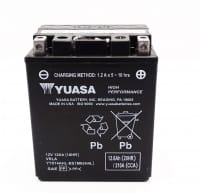 Yuasa YTX14AHL-BS AGM Batterie 12V 12AH - Einbaufertig (YB14L-A2, 12N14-3A)