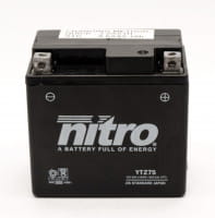 Nitro NTZ7S SLA GEL AGM Batterie 12V 6AH - Einbaufertig (YTZ7S, FTZ7S, GTZ7S)