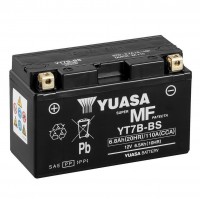 Yuasa YT7B-BS AGM Batterie 12V 6,8AH - Einbaufertig (YT7B)