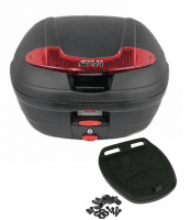 Givi Monolock Topcase E340 N Vision - 34 Liter - schwarz inkl. Montagekit