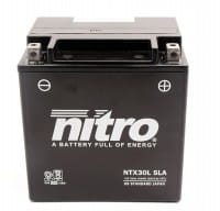 Nitro NTX30L / YTX30L-BS SLA GEL AGM Batterie 12V 32AH - Einbaufertig