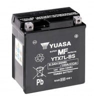 Yuasa YTX7L-BS Batterie AGM 12V 6AH (GTX7L-BS, FTX7L-BS, 50614LF)